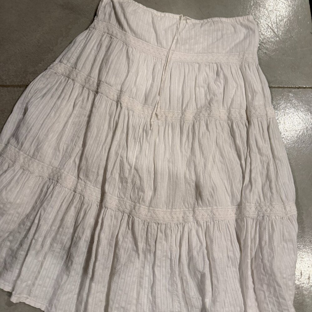 Old navy L peasant skirt- vintage pleated peasant skirt